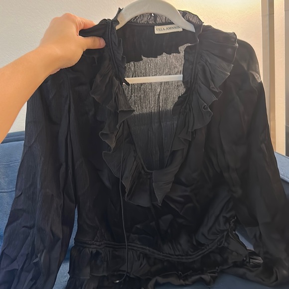 Ulla Johnson Silk black long sleeve